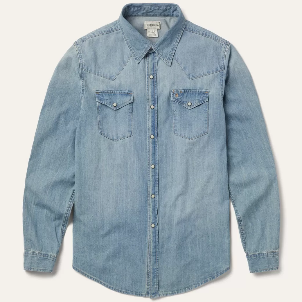 Long-Sleeved Denim Shirt | Stetson Online