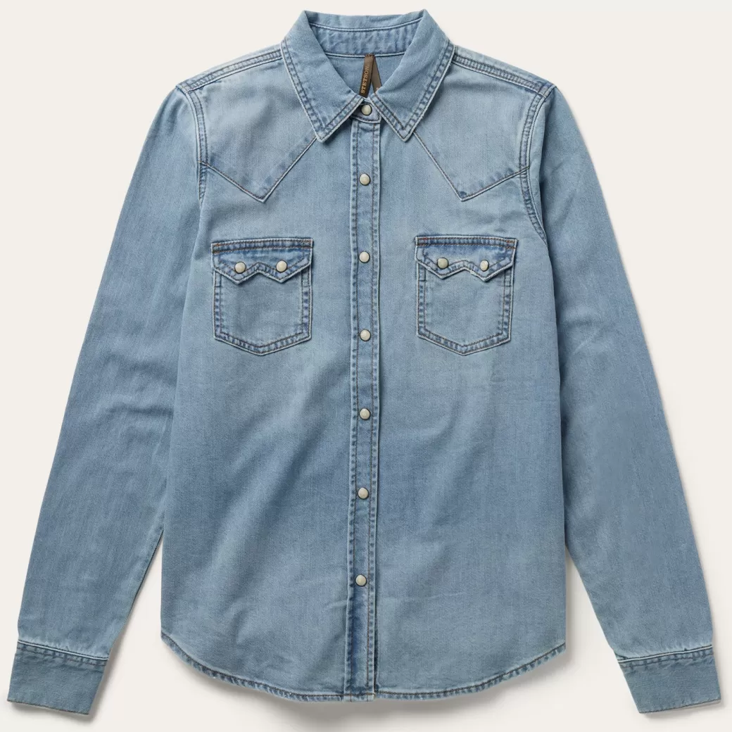 Loose Fit Denim Shirt | Stetson Flash Sale