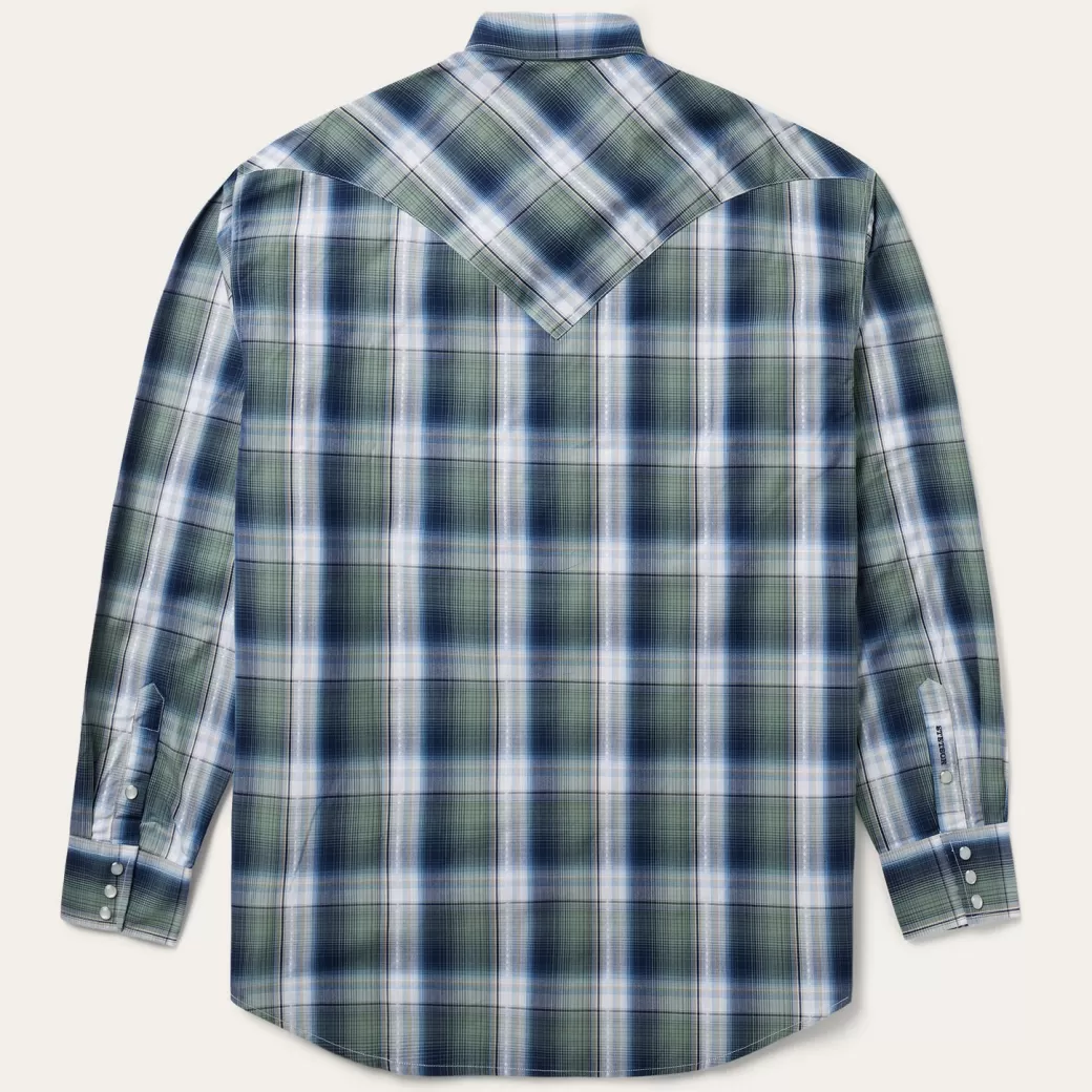 Lucky Diamond Plaid Western Shirt | Stetson Cheap