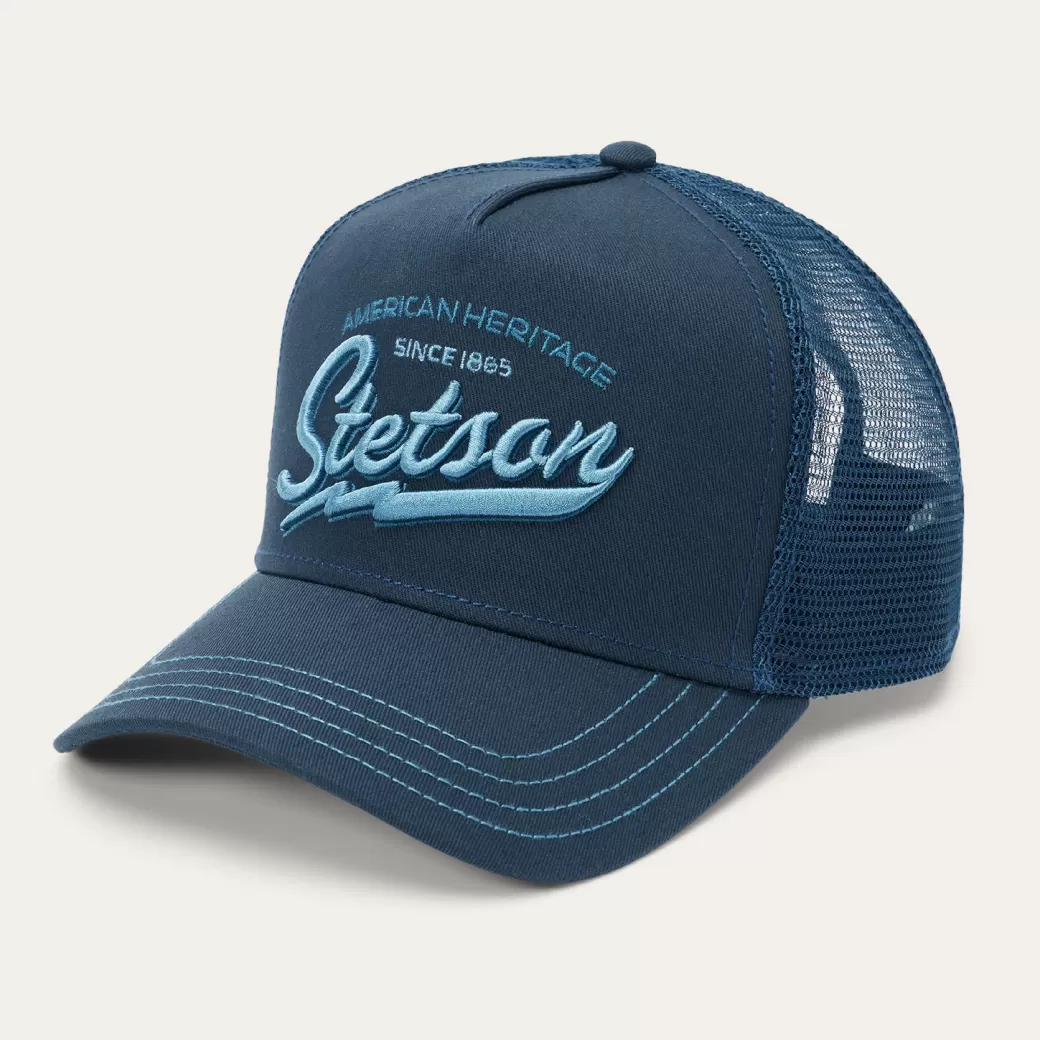 Embroidered 1865 Trucker Cap | Stetson Cheap