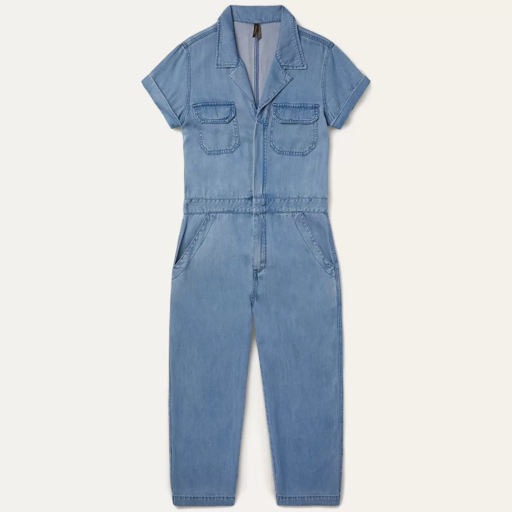 Notch Collar Jumpsuit | Stetson Shop