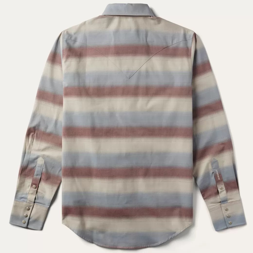 Ombre Stripe Twill Shirt | Stetson Store