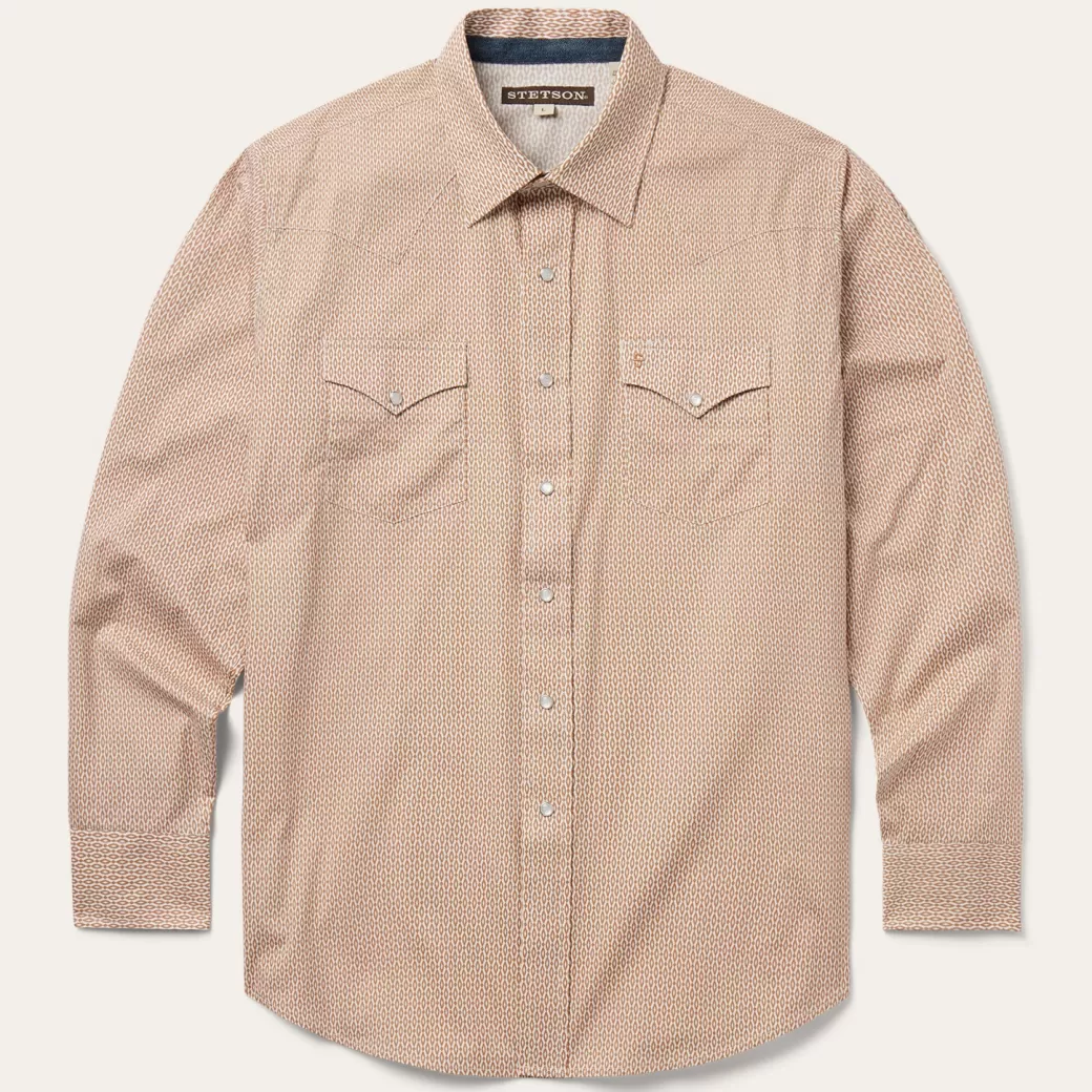 Diamond Print Western Shirt | Stetson Store