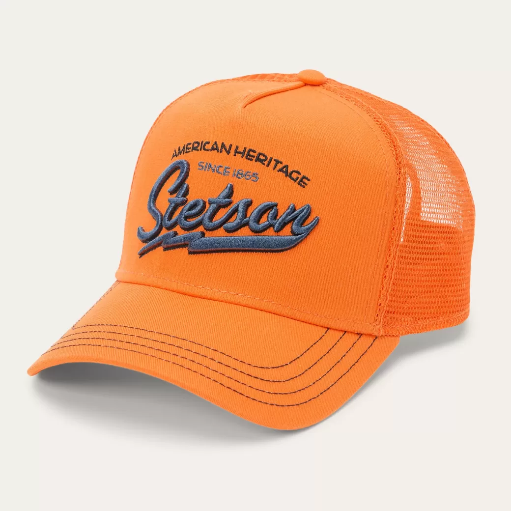 Embroidered 1865 Trucker Cap | Stetson Cheap