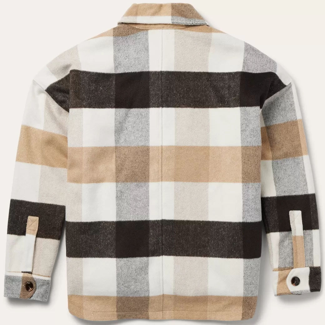 Oversize Plaid Shirt Jacket | Stetson Cheap