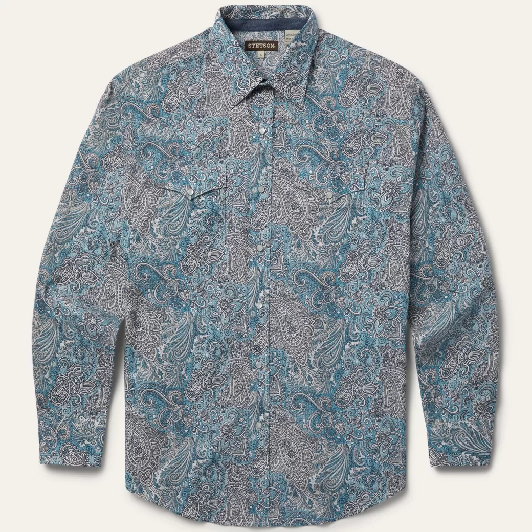 Paisley Western Shirt | Stetson Flash Sale