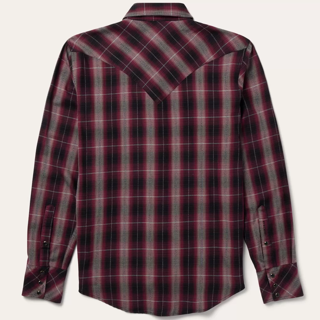 Marl Plaid Western Shirt | Stetson Cheap