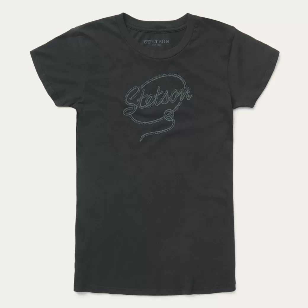 Rope Print Graphic Tee | Stetson Discount