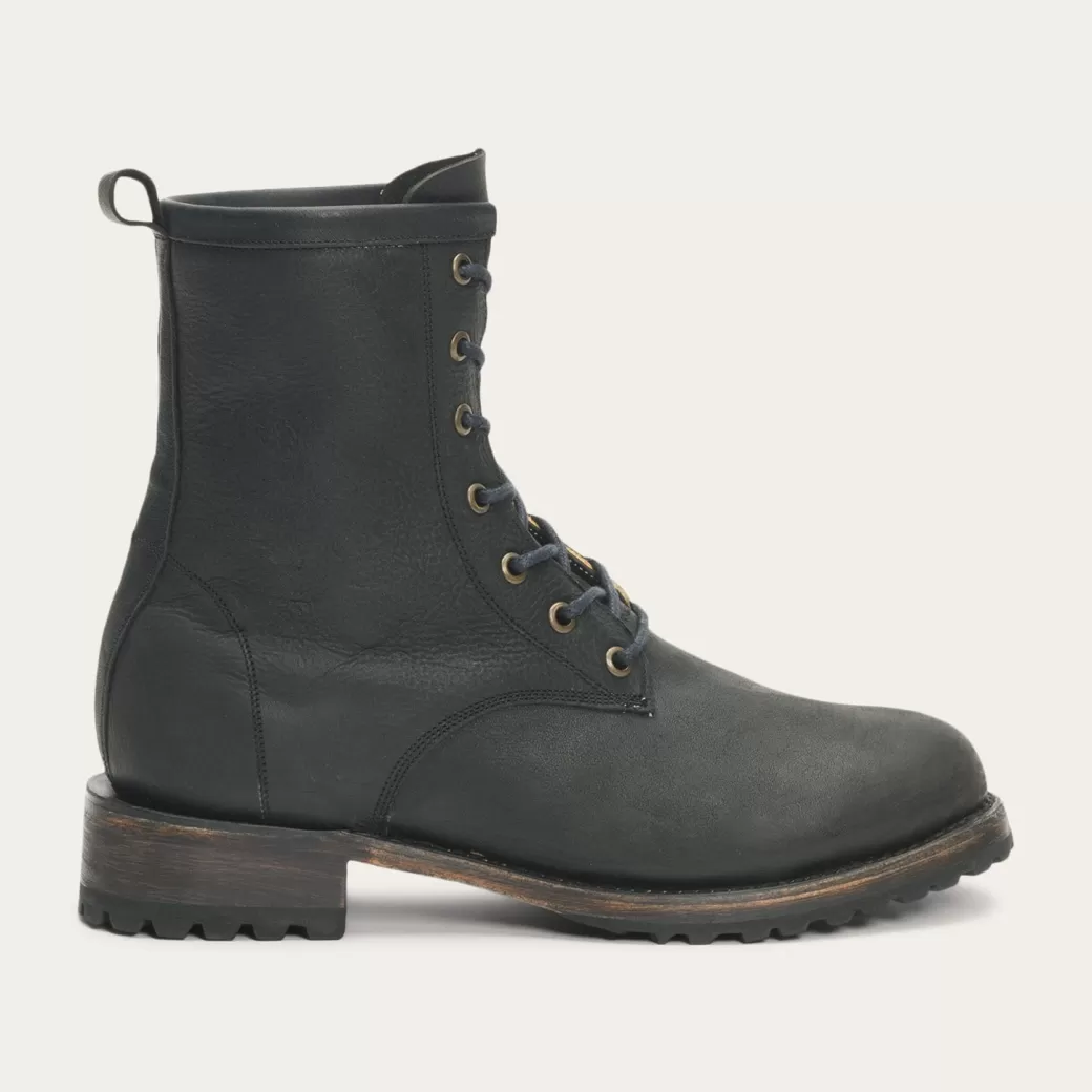 Sam Lace Up Leather Lug Boots | Stetson Clearance