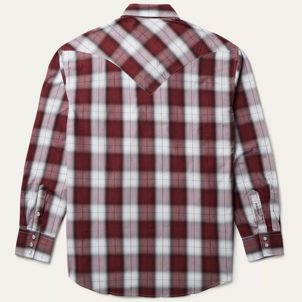 Shadow Plaid Western Shirt | Stetson Cheap