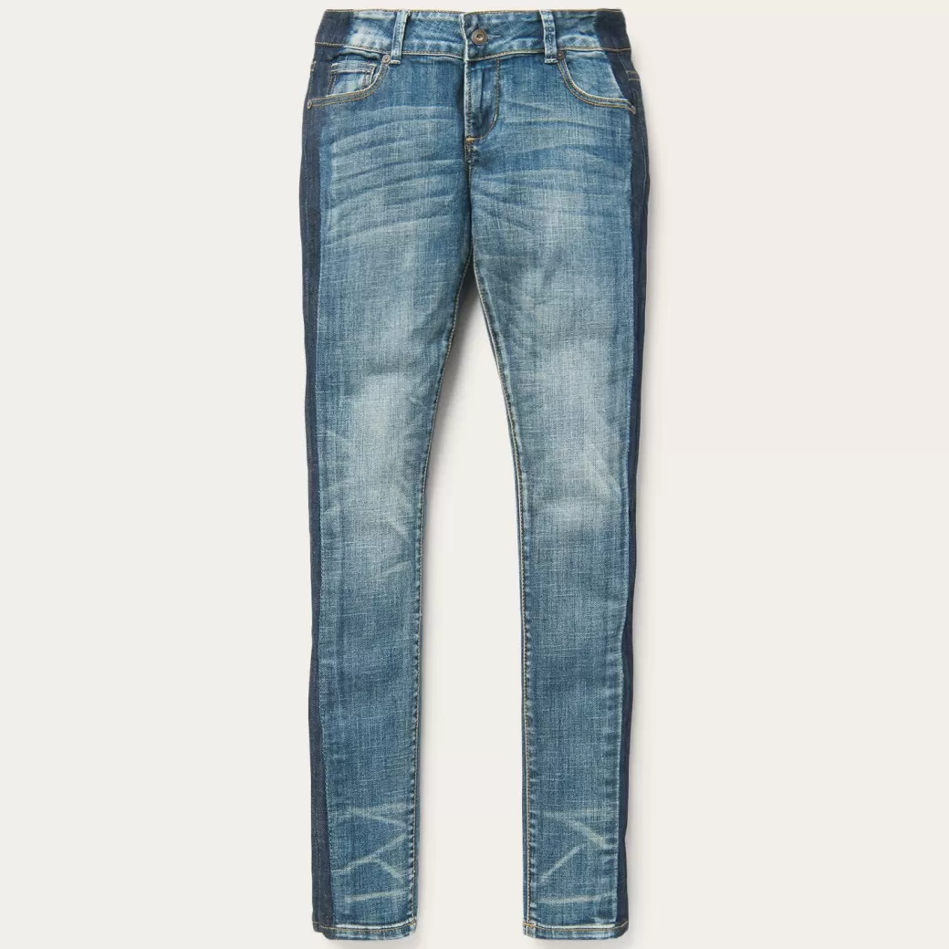 Skinny Fit Stripe Leg Jean | Stetson Fashion