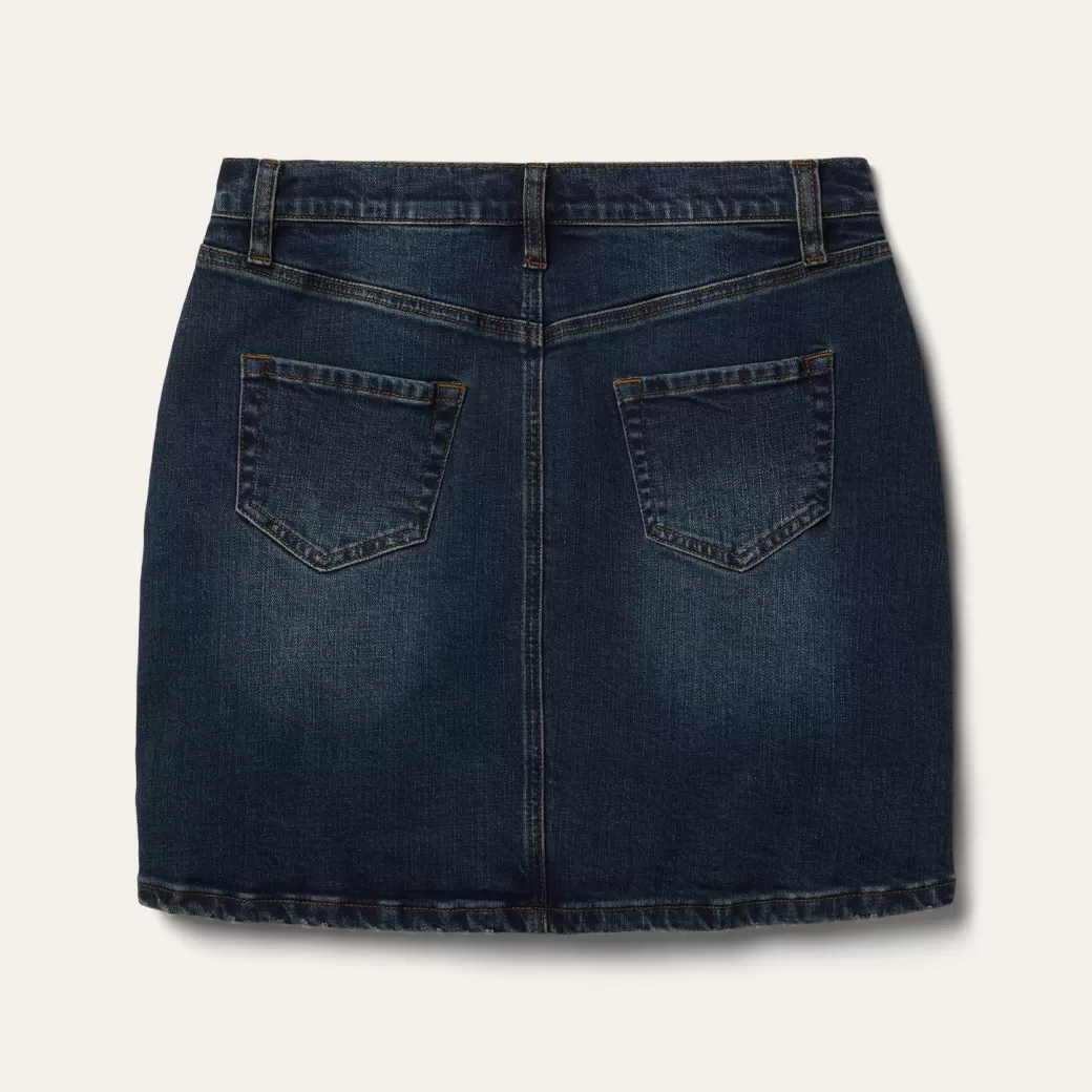 Stretch Denim 5-Pocket Skirt | Stetson New