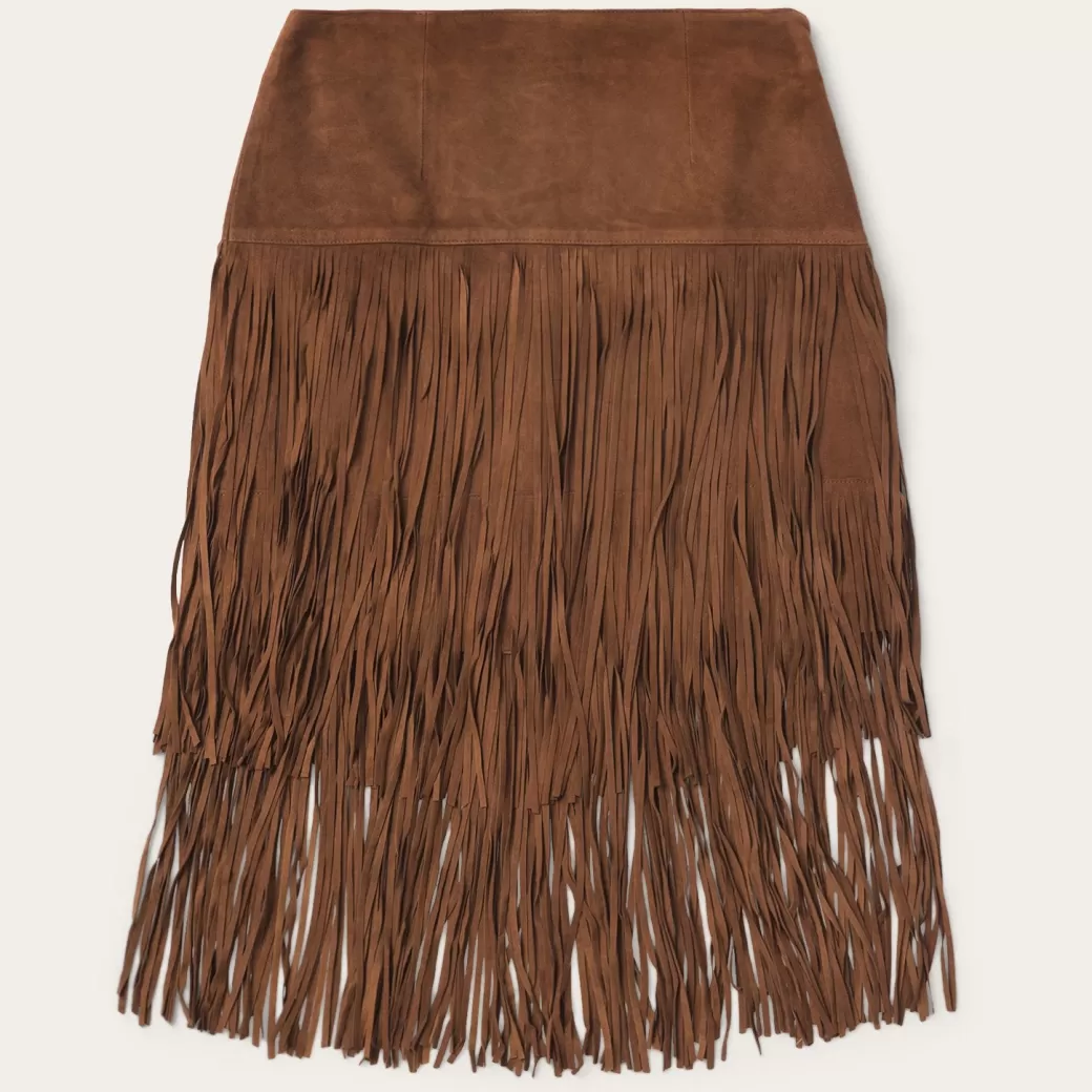 Suede Fringed Skirt | Stetson Fashion