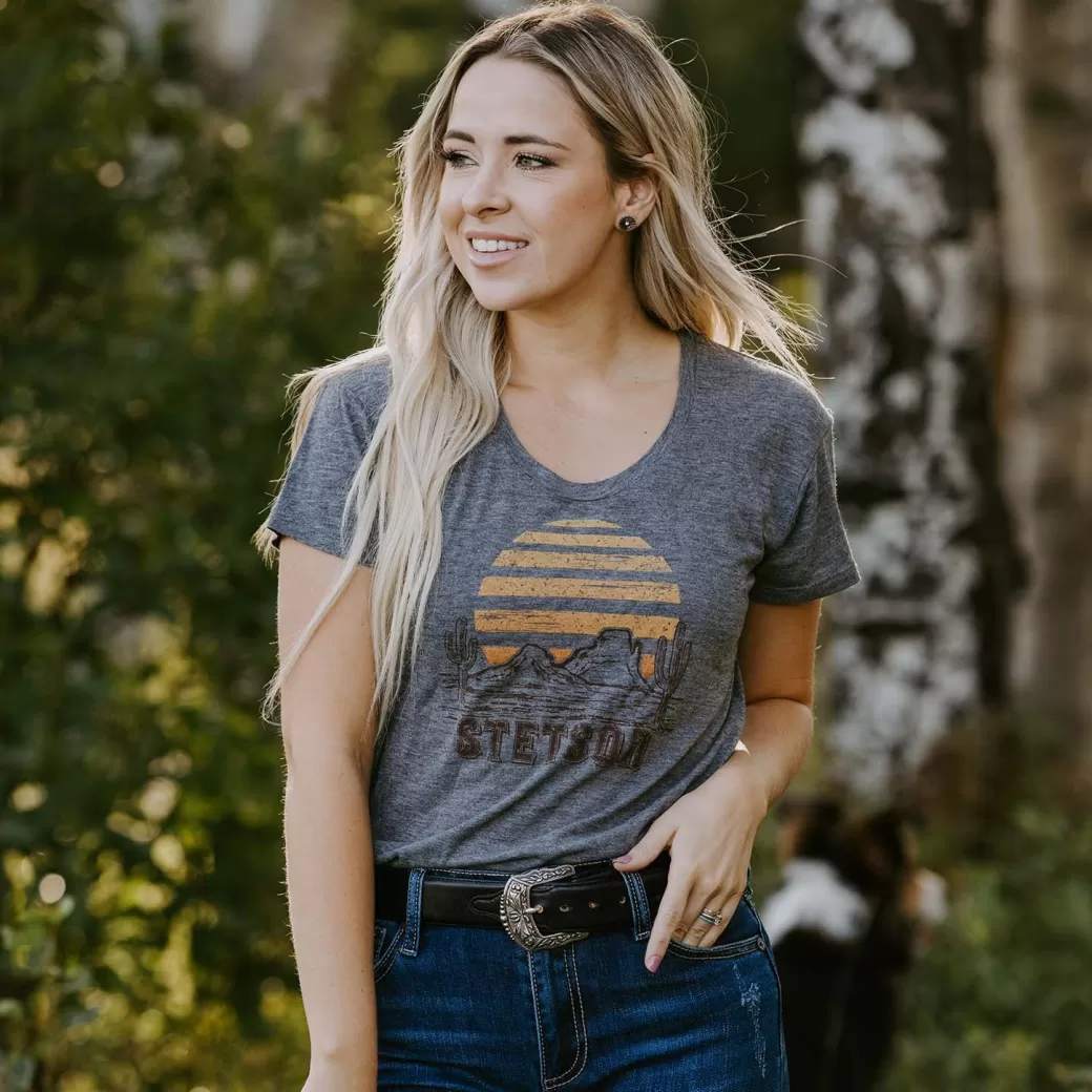 Sunset Graphic Tee | Stetson Flash Sale