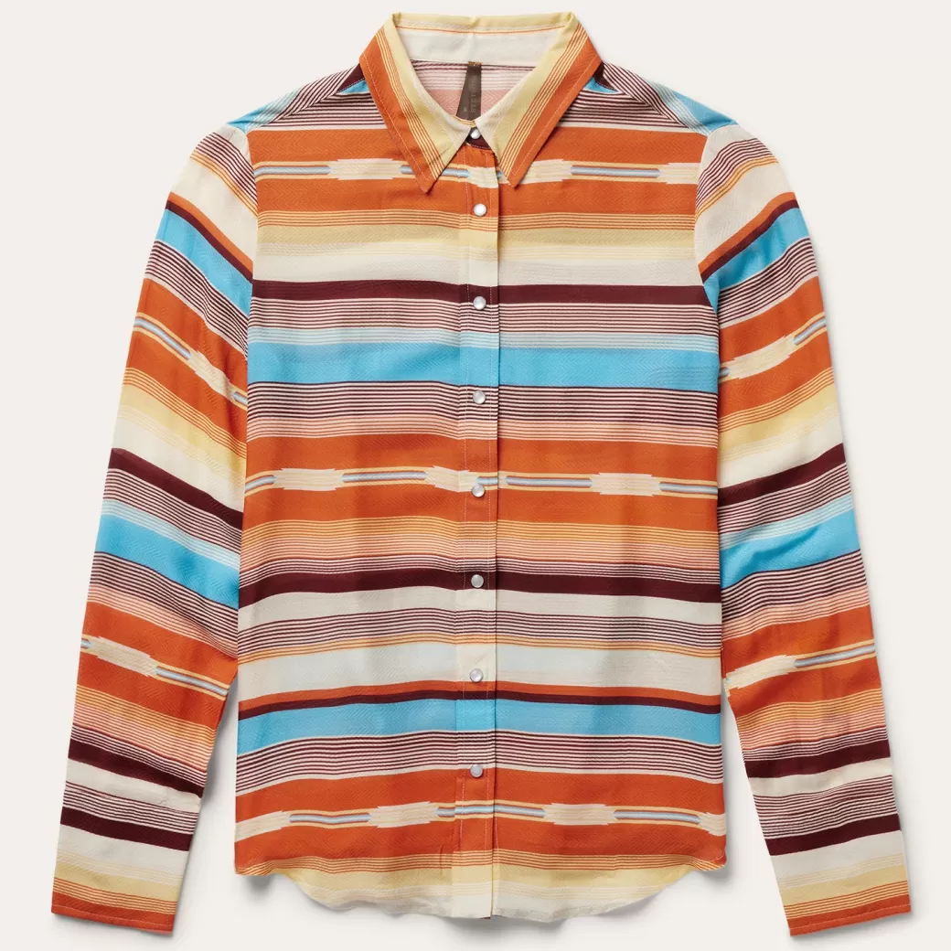 Sunset Serape Print Western Shirt | Stetson Store