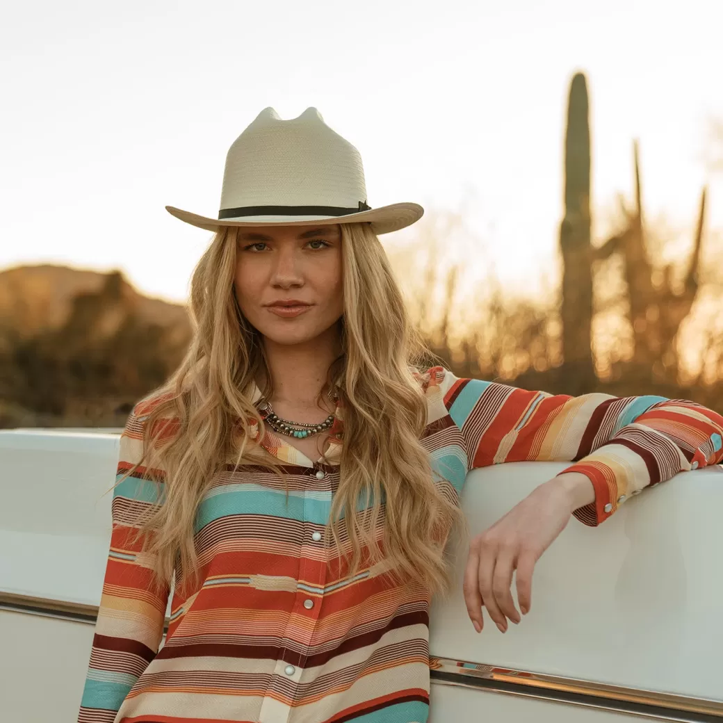 Sunset Serape Print Western Shirt | Stetson Store