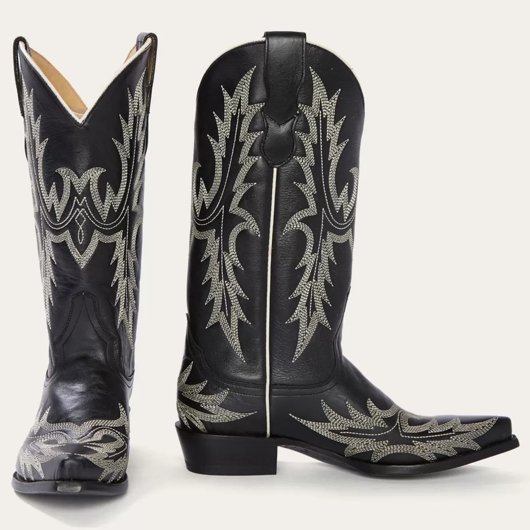 Tina  White Flame Embroidered Cowboy Boot | Stetson Clearance