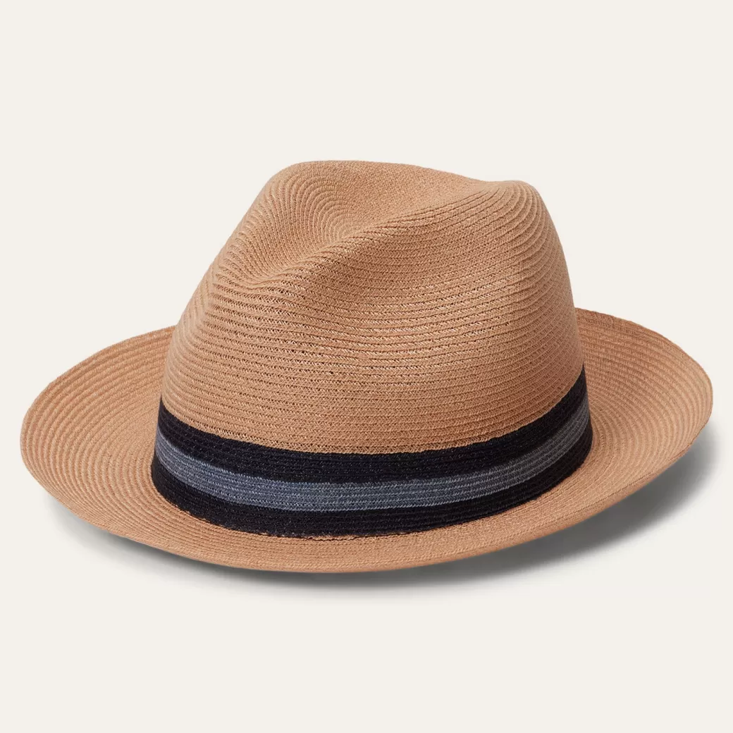 Triad Straw Fedora | Stetson Best Sale