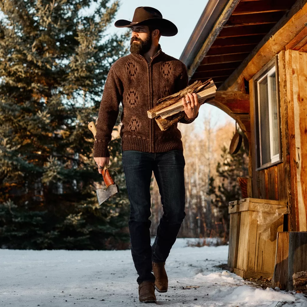 Vertical Aztec Cardigan | Stetson Sale