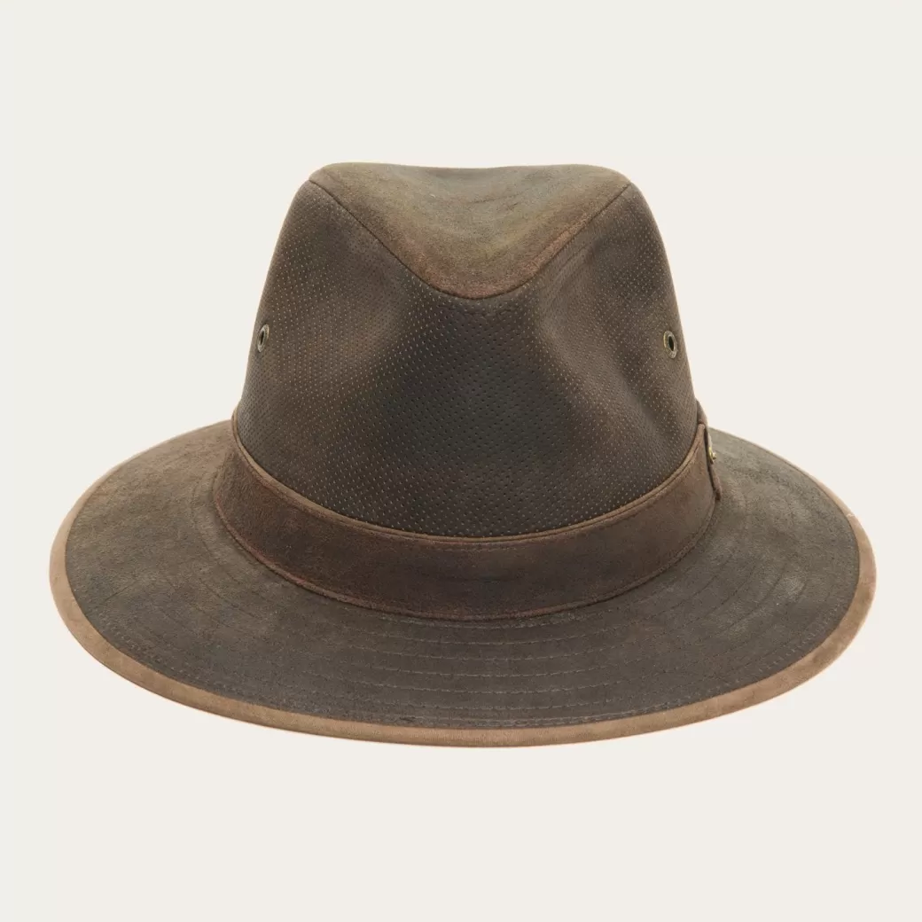 Weathered Leather Safari Hat | Stetson Cheap