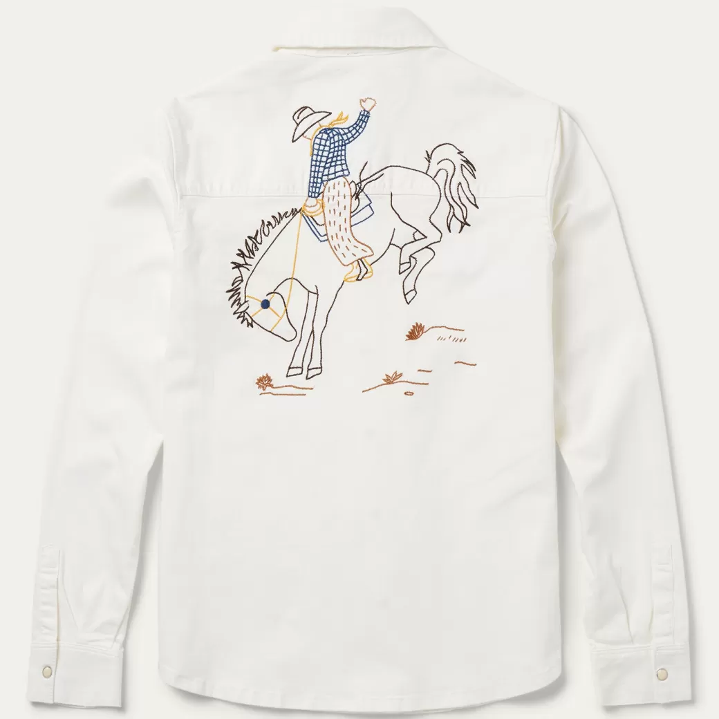 Western Embroidered Denim Shirt | Stetson Clearance