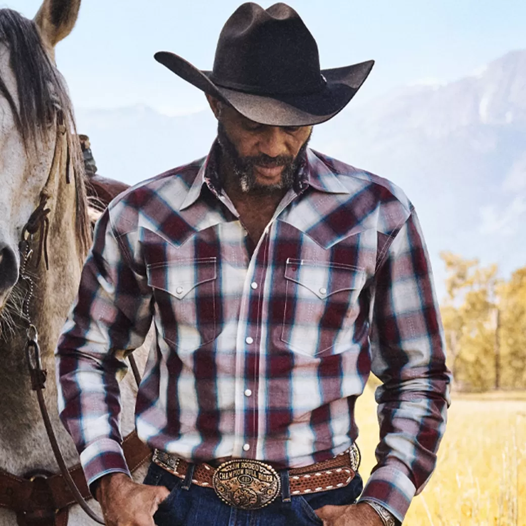 Plaid Shirt | Stetson Flash Sale