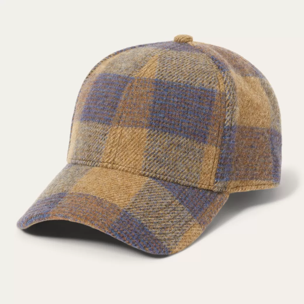 Wool Check Baseball Cap | Stetson Sale