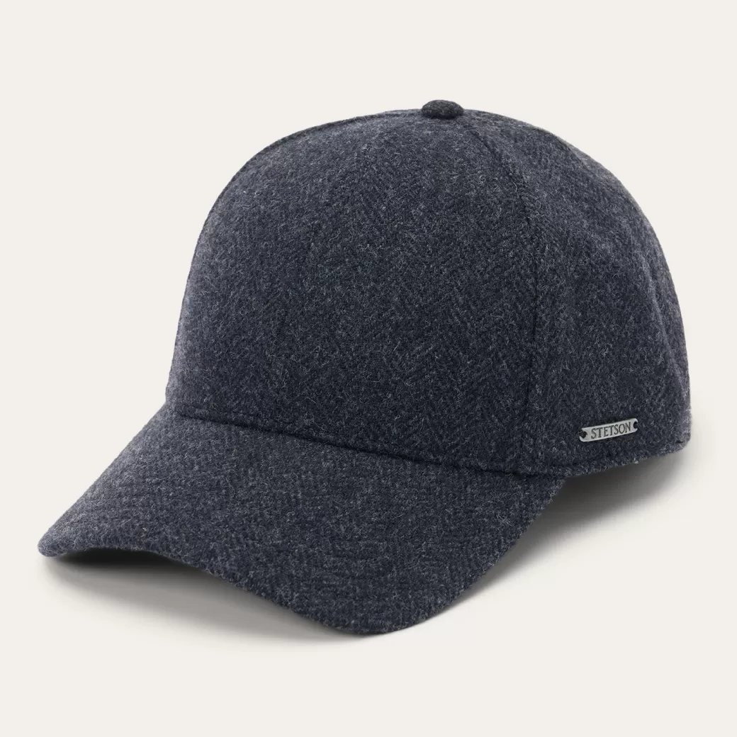 Wool Herringbone Baseball Cap | Stetson Best Sale