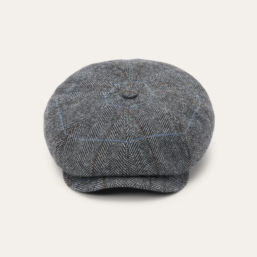 Wool Herringbone Hatteras Cap | Stetson Fashion